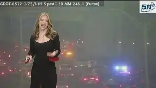 Crash on I-75/85 in Fulton County