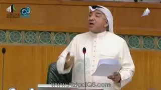 كلمة عبدالحميد دشتي خلال جلسة إستجواب وزير الخارجية صباح الخالد 19-5-2015