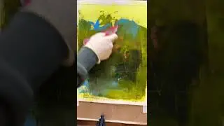 Easy dreamscape with oil sticks # #art #arttutorial