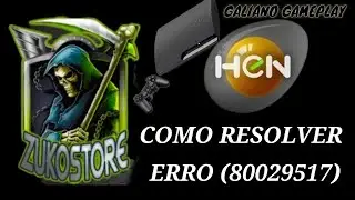 ZUKOSTORE ERRO (80029517) RESOLVIDO!