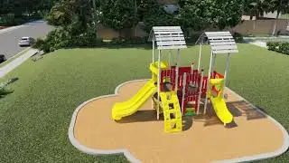 B-30013 Farm Themed Playground Ages 2 to 12 - APCPLAY