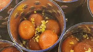 sweets packing Gulab jamun for the naming ceremony GULZAR SWEETS HYDERABAD T.S INDIA