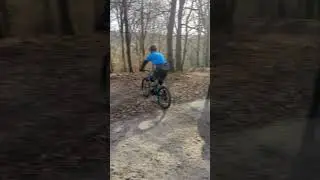 Santa Cruz Flying. A little trail practice whilst skidding around the woods. @MikesMTBAdventures