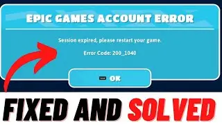 How to Fix Fall Guys Error Code 200_1040 / 200_001 || Authentication Failure || Network Error