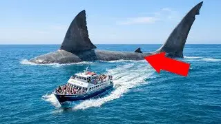 A 300m-Long GIANT Ocean CREATURE Filmed Near US &mdash; MEGALODONE?