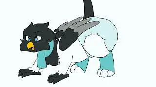 Decidueye pooping his diaper