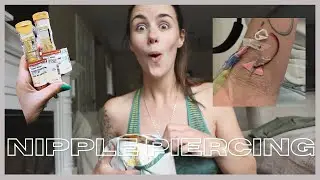 Nipple piercing experience + hospital trip! | Tips, tricks, healing process! |