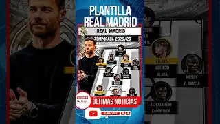 Plantilla del Real Madrid  #fifa #futbol #plantilla #realmadrid #francomastantuono #xabialonso