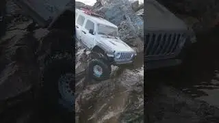 Scx6 Jeep JLU This? is SCX6 TERRAIN  #offroad #axialracing #rcelf #newfoundland #jeep #wrangler