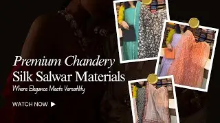 🎥 Premium Chandery Silk Salwar Materials &ndash; Where Elegance Meets Versatility ✨🧵