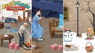 HELP THEIR LIVES! 🧠 Brain Puzzle: Tricky Quest Levels 1, 2, 3 Walkthrough (Grandparents & Christmas)