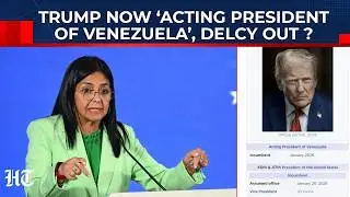Delcy Rodríguez Out? Trump Crowns Himself 'Venezuela’s Acting President' As Maduro Jr Challenges