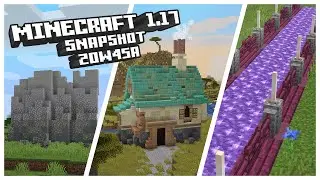 Minecraft 1.17 Snapshot 20w45a - Tuff Terraforming, Industrial Copper, Amethyst Highway?