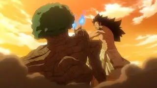 Giant Gajeel vs Aldoron Dragon | Fairy Tail 100 Years Quest Episode 18