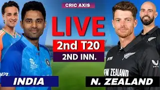 India vs New Zealand LIVE match Today : IND vs NZ 2nd T20I LIVE | Live Hindi Commentary, IND BAT 2nd