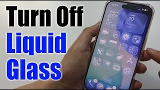 Как отключить Liquid Glass на iPhone iOS 26