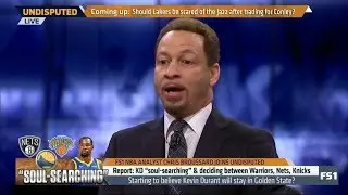 UNDISPUTED | Chris Broussard REACT to Kevin Durant sign-and-trade with Warriors in &ldquo;Soul-Searching&rdquo;