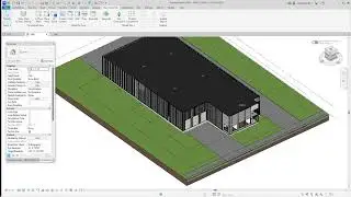 Как изменить топографические объекты участка в Revit 2026: добавить уклон подъездной дороги