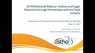 ASTHO National Webinar on Sodium and Sugar