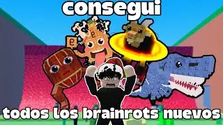 CONSEGU&Iacute; TODOS LOS NUEVOS BRAINROTS DE ACTUALIZACI&Oacute;N DE ESCAPA DEL TSUNAMI POR BRAINROTS ROBLOX
