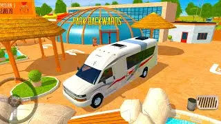 Mini Parking Bus Simulator - Camper Van Beach Resort - Android Gameplay