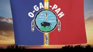 Proudly Flying the Quapaw Tribe of Oklahoma Flag
