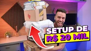 Montando um SETUP de R$ 20 MIL REAIS ao vivo 🎙️🔥
