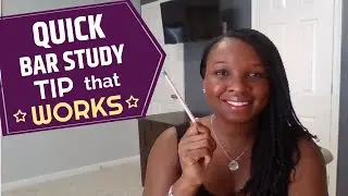QUICK BAR STUDY TIP THAT WORKS [EASY BAR PREP TIP TO HELP YOU PASS THE BAR EXAM]