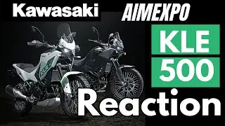 Big Rock Moto Sits on the New Kawasaki KLE500 | Reaction