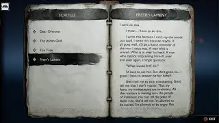 God of War Ragnar&ouml;k - Freyrs Lament Scroll Location