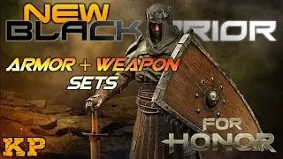 [For Honor] New Black Prior: 12 Armor + 11 Weapon sets (Warriors Den Recap)