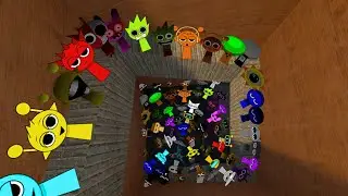 Nightmare SPRUNKI Nextbots Chasing me in Maze GMOD !