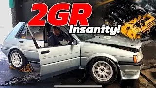 2GR V6 in a Toyota AE82 making insane power😍 (DYNO TUNING) 