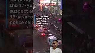 Teen suspect shoots three in Times square dispute NYPD reports #timessquare #news #america