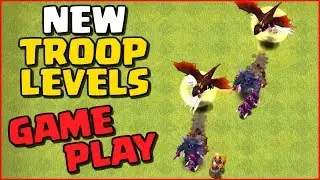Clash of Clans NEW UPDATE GAMEPLAY! New CoC Troop Levels June 2017