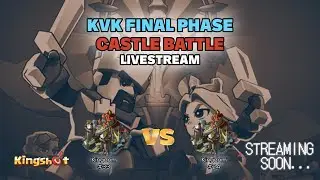 🔴 Kingshot LIVE! | KVK SVS Final Phase CASTLE BATTLE Live Q&A! #Kingshot