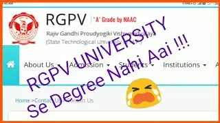 RGPV UNIVERSITY || College Degree Related Issues Solved Here