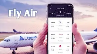 FlyAir - Projekt i krijuar nga studenti Xhemail Ibrahimi