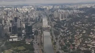 Pousando no aeroporto de Congonhas em São Paulo julho 2025