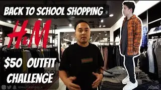 Back to School Shopping $50 outfit challenge at H&M