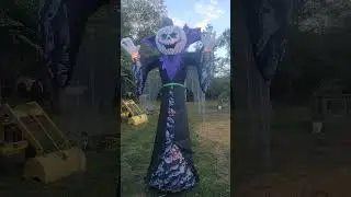 Gemmy Inflatable 10ft Pumpkin Reaper Home Depot 2025