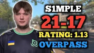 S1MPLE (21-17) BC.GAME vs LEGACY (OVERPASS) IEM KRAK&Oacute;W 2026 STAGE 1
