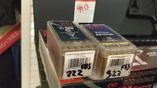 Four types of rimfire calibers.  Not a shooting video
