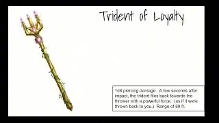 Trident of Loyalty DnD Homebrew Showcase