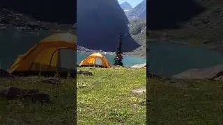 Most beautiful solo camping at Utror Swat valley #swat #travel #solo #camping #food #survival #songs
