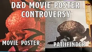 D&D Movie Poster Controversy!  #dnd #dndmovie #shorts