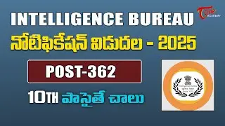 IB MTS Recruitment 2025 | Big Update on Intelligence Bureau MTS Notification | Tone Academy