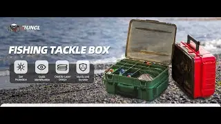 RUNCL Double Layer Fishing Tackle Box