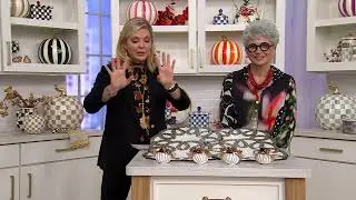 MacKenzie- Childs 4 Placemats and Set of 4 Napkin Rings on QVC
