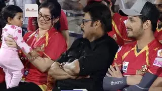 Venkatesh And Akhil Having Fun With Sachin Joshi's Son